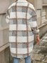 Shawl Collar Casual Trench Coat