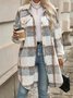 Shawl Collar Casual Trench Coat
