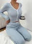 Plain Regular Fit Simple Lounge Set