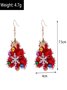 Christmas Colorful Diy Jewelry Christmas Tree Bell Elk Earrings Personality Felt Earrings
