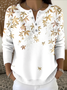 Casual Henley Collar Sweater