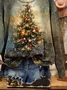 Crew Neck Printing Casual Sweatshirt