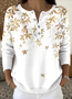 Casual Henley Collar Sweater