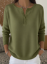 Women's Classic Casual Knit Button Sweater