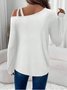 Regular Fit Geometric Casual T-Shirt