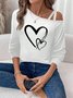 Regular Fit Geometric Casual T-Shirt