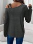 Regular Fit Geometric Casual T-Shirt