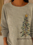 Printing Casual Christmas Sweater