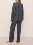 Modal Long-Sleeved Trousers Pajamas Set Home Clothes