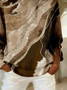 Casual Abstract Loose Printing Hoodie