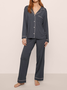 Modal Long-Sleeved Trousers Pajamas Set Home Clothes