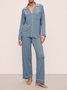 Modal Long-Sleeved Trousers Pajamas Set Home Clothes