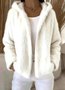 Regular Fit Casual Teddy Jacket