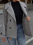Plain Casual Regular Fit Jacket