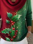 Color Block Loose Simple Others Sweater