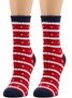 Women's Christmas Socks Autumn And Winter Fur Socks Santa Claus Elk Christmas Tree Snowman Snowflake Striped Gift Mid-tube Christmas Socks