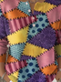 Crew Neck Loose Casual Geometric Sweater