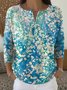 Casual Gradient Pattern Sweater