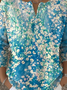 Casual Gradient Pattern Sweater