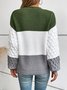 Cotton Regular Fit Casual Crew Neck Sweater