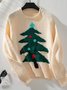 Crew Neck Casual Sweater