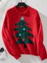 Crew Neck Casual Sweater
