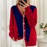 Regular Fit Cotton V Neck Casual Cardigan