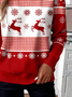 Christmas Casual Turtleneck Loose Sweater