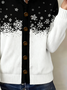Wool/Knitting Christmas Casual Hoodie Cardigan