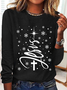 Jesus Christmas Tree Long sleeve shirt