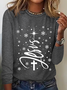 Jesus Christmas Tree Long sleeve shirt