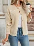 Regular Fit Plain Cotton Casual Cardigan