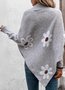 Knitted Casual Turtleneck Regular Fit Sweater