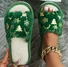 All Season Christmas Fleece Casual House Slippers