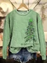 Casual Christmas Tree Sweatshirt