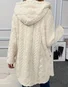 Casual Plain Fluff/Granular Fleece Fabric Teddy Jacket