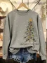 Casual Christmas Tree Sweatshirt