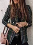 Others Color Block Dressy Regular Fit Blazer