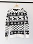 Loose Christmas Elk Casual Sweater