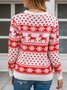 Loose Christmas Elk Casual Sweater
