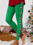 Casual Tight Christmas Leggings