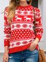 Loose Christmas Elk Casual Sweater