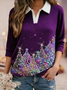 Loose Shawl Collar Christmas Simple Sweater