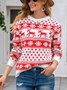 Loose Christmas Elk Casual Sweater