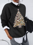Christmas Tree Casual Loose Imitation Cashmere Sweater