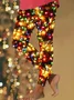 Tight Casual Printing Christmas Leggings