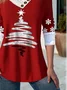 Christmas Casual Others Cotton T-Shirt