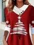 Christmas Casual Others Cotton T-Shirt