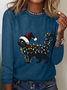 Christmas Cat Long Sleeve Shirt