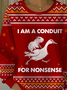 For Nonsense Ugly Christmas Sweatshirt